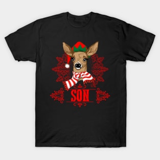 Christmas Deer Son Reindeer boy T-Shirt